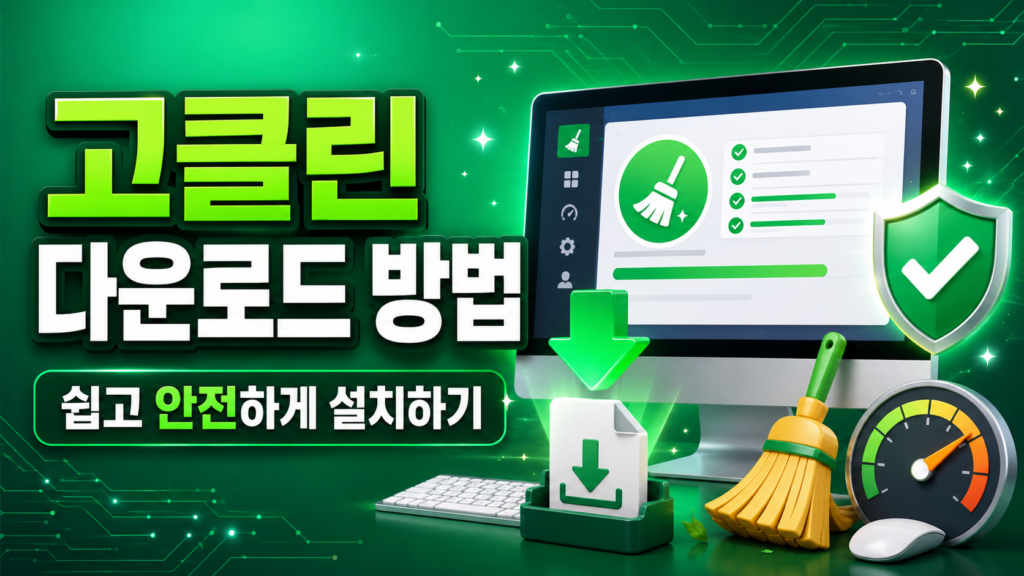 고클린 다운로드방법