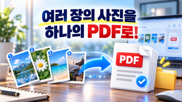 여러 장의 사진을 하나의 PDF 파일로 만들어 저장하는 방법 3 여러 장의 사진을 하나의 PDF 파일로 만들어 저장하는 방법