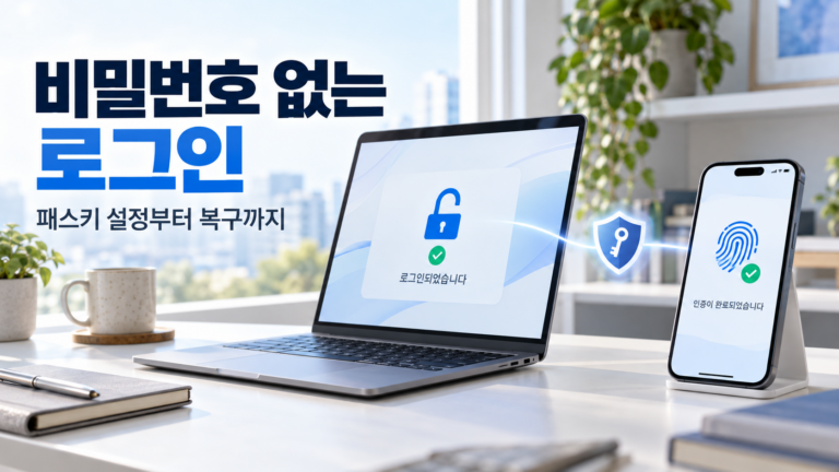 비밀번호 없는 로그인 패스키란? 설정부터 복구 방법까지 쉽게 정리 5 비밀번호 없는 로그인 패스키란? 설정부터 복구 방법까지 쉽게 정리
