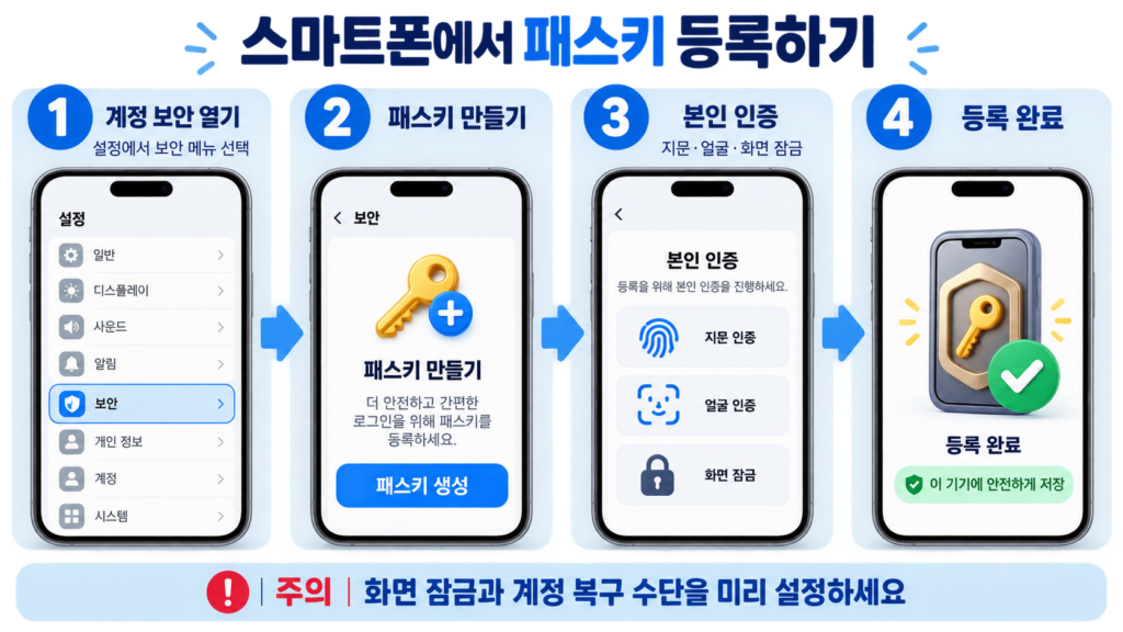 비밀번호 없는 로그인 패스키란? 설정부터 복구 방법까지 쉽게 정리 3 ChatGPT Image 2026년 9월 21일 오후 04 40 10