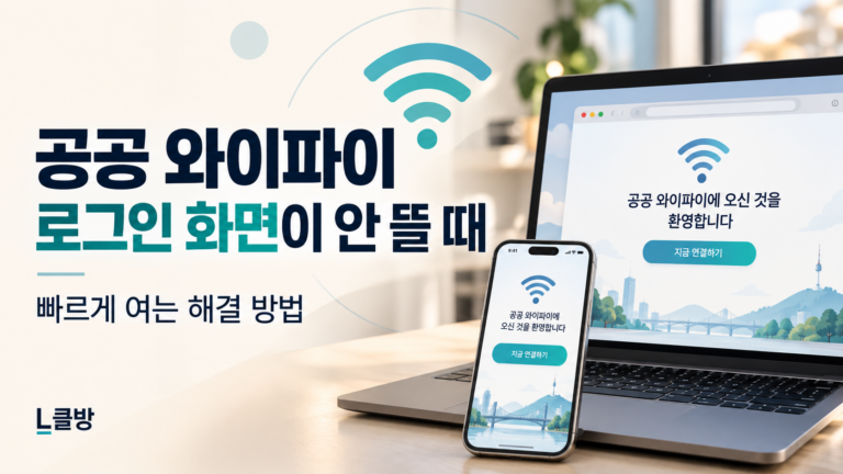 공공 와이파이 로그인 화면이 안 뜰 때 강제로 여는 방법 9 공공 와이파이 로그인 화면이 안 뜰 때 강제로 여는 방법