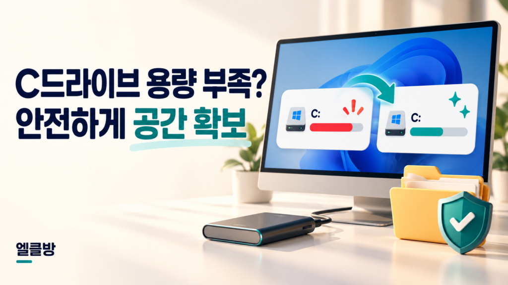 C드라이브 용량 부족할 때 안전하게 공간 확보하는 방법 1 안전한 C드라이브 공간 확보