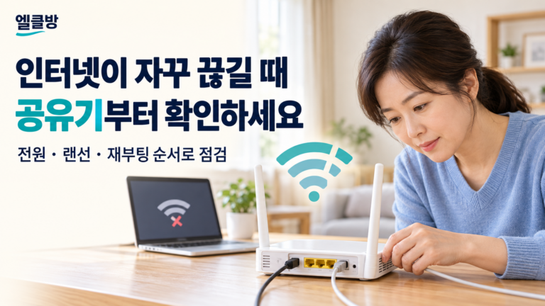 인터넷이 자꾸 끊길 때, 공유기부터 확인하는 가장 쉬운 방법 6 인터넷이 자꾸 끊길 때, 공유기부터 확인하는 가장 쉬운 방법